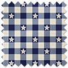 Whaley Great, Gingham Star Shore - Twist&Fit Roman Blind